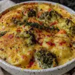 creamy broccoli potato cheese soup - featured image