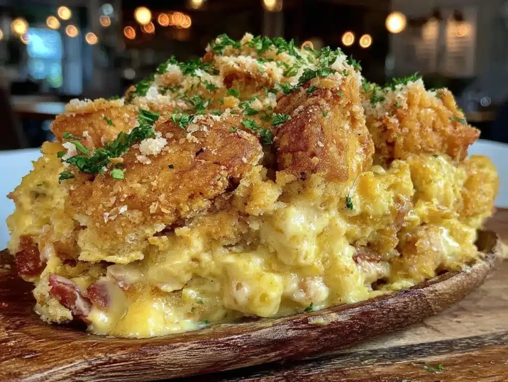 creamy chicken casserole - featured image