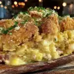 creamy chicken casserole - featured image