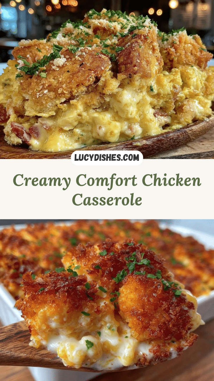 creamy chicken casserole recipe