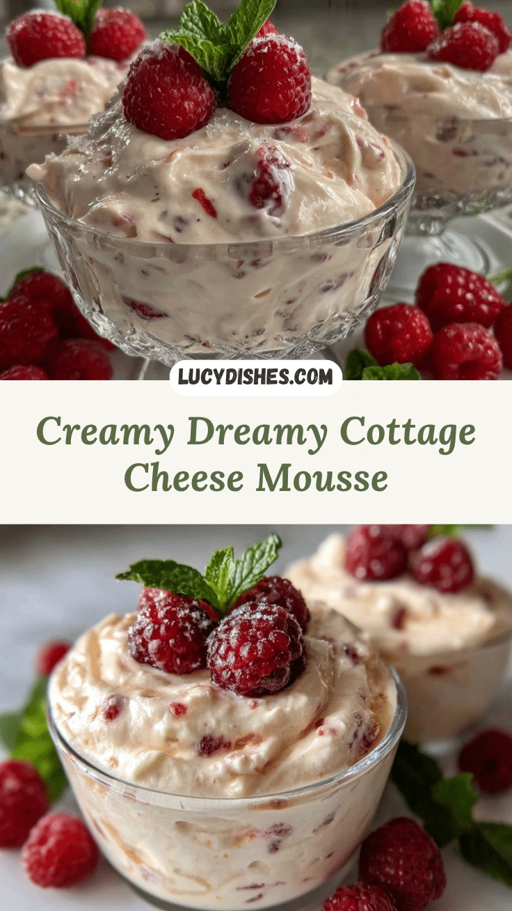 creamy cottage cheese raspberry mousse recipe