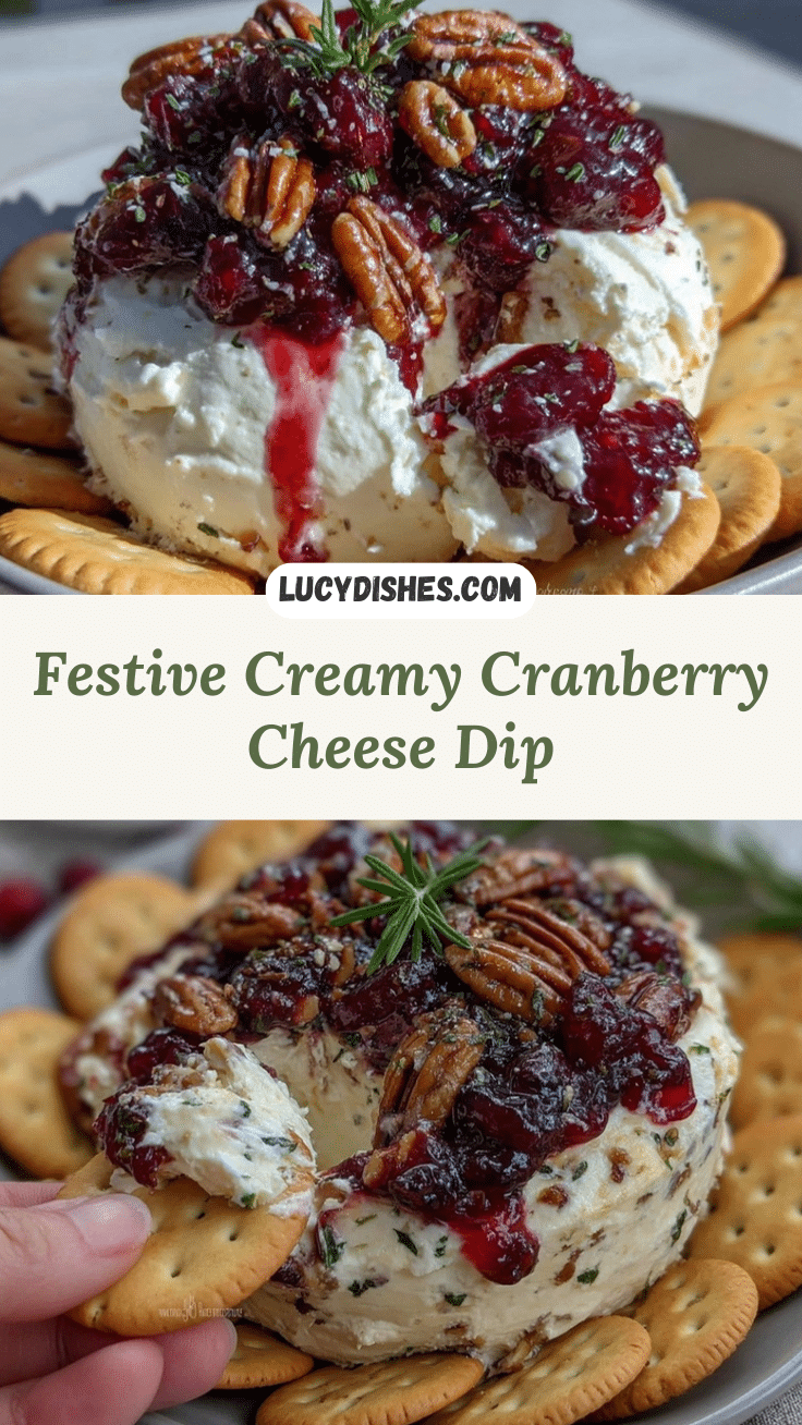 creamy cranberry cream cheese dip recipe