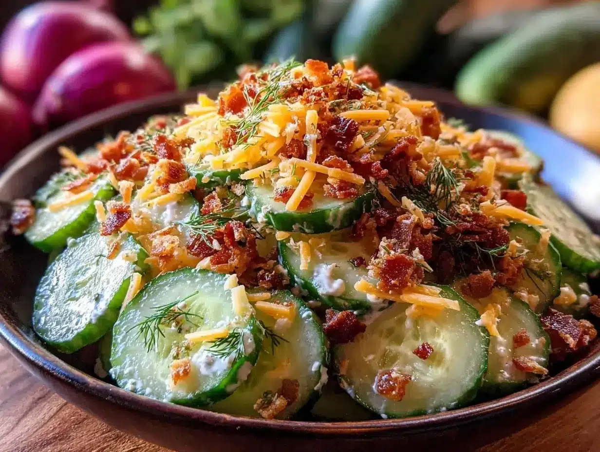 creamy cucumber ranch crack salad preparation steps