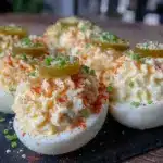 creamy deviled eggs - featured image