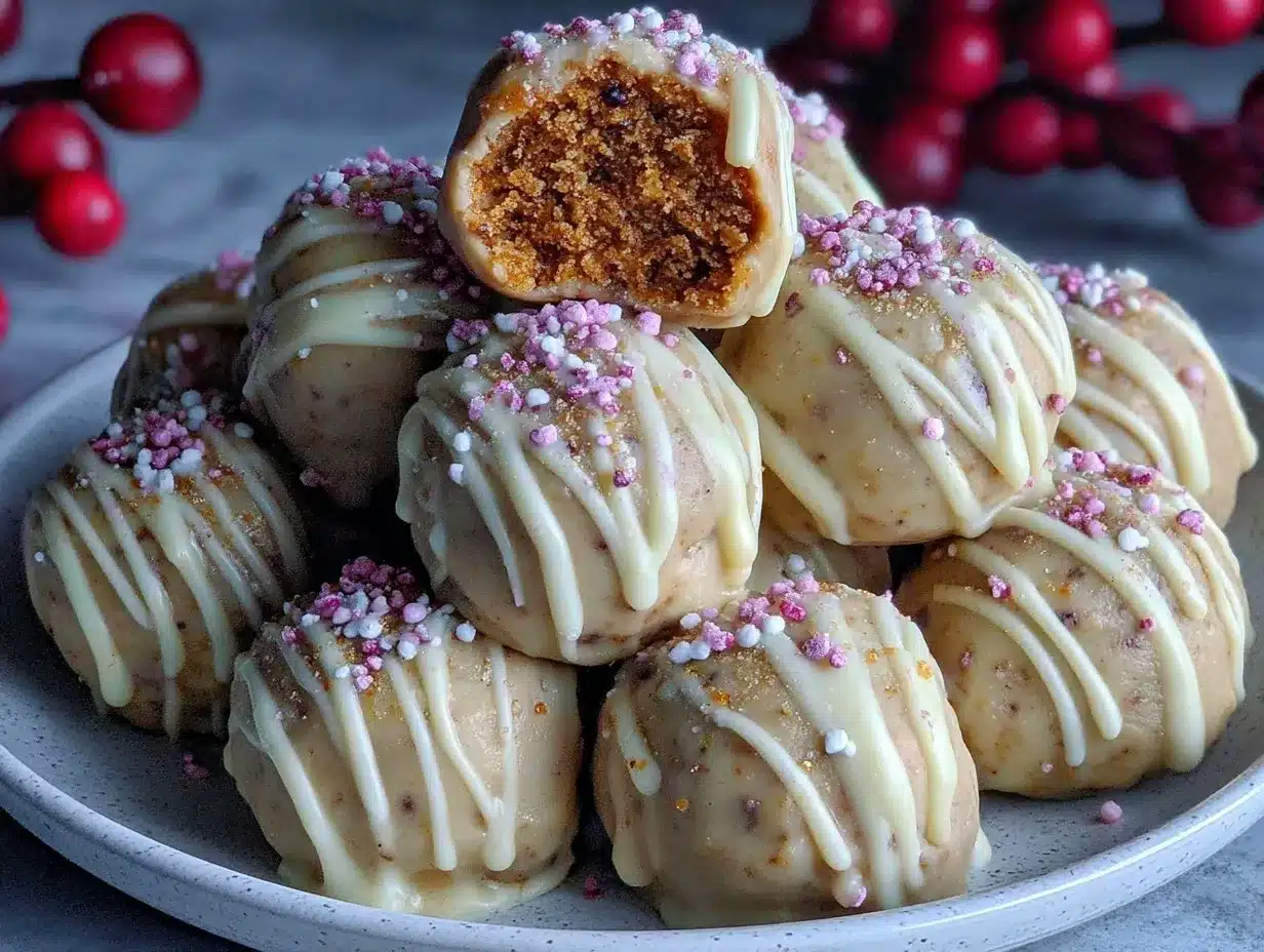creamy gingerbread truffles preparation steps