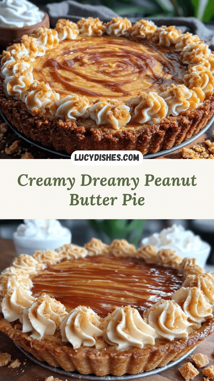 creamy peanut butter cream pie recipe