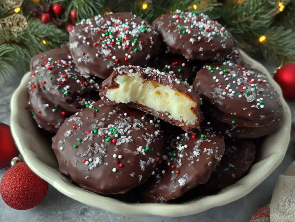 creamy peppermint patties - featured image