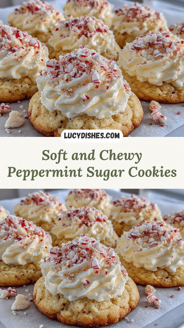 creamy peppermint sugar cookies recipe