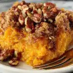 creamy sweet potato casserole - featured image