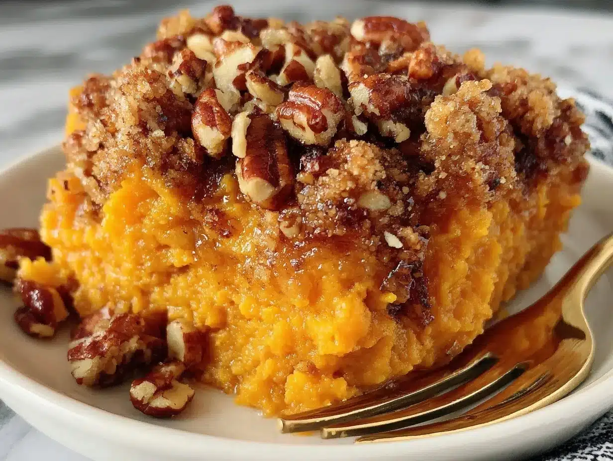 creamy sweet potato casserole preparation steps