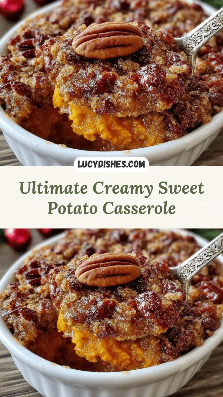 creamy sweet potato casserole recipe