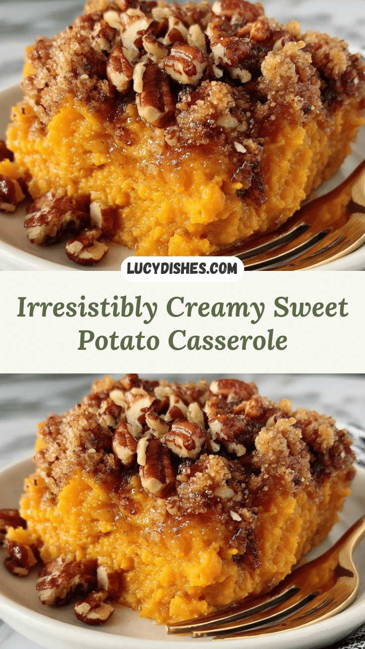 creamy sweet potato casserole recipe