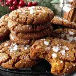 crispy ginger snap cookies - featured image