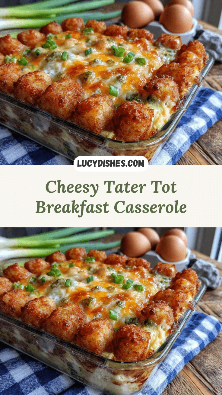 Crispy Tater Tot Breakfast Casserole recipe