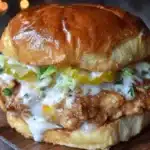 dill pickle chicken sandwich - featured image