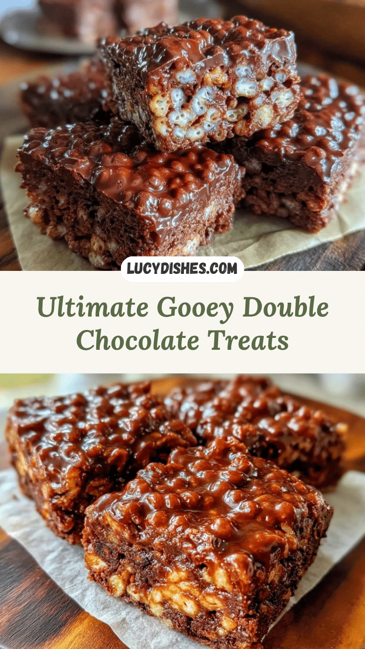 Double Chocolate Rice Krispie Treats recipe