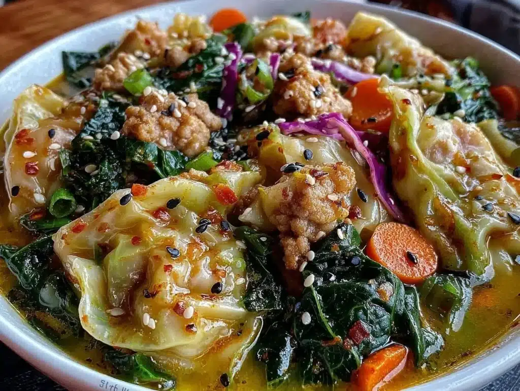 egg roll soup - featured image