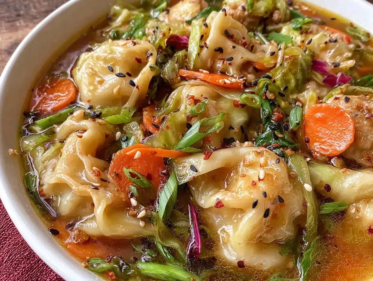 egg roll soup preparation steps