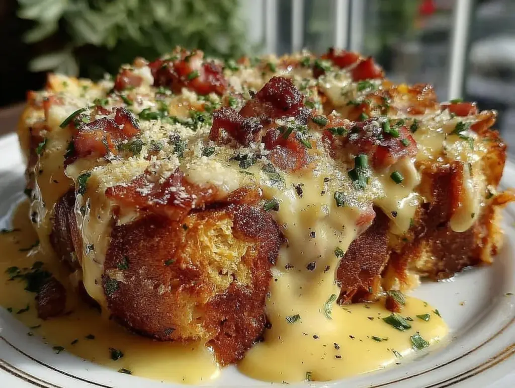 eggs Benedict casserole - featured image