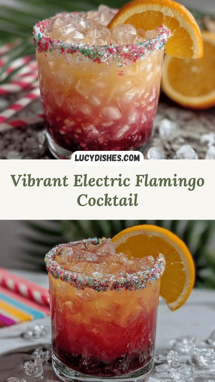 Electric Flamingo Cocktail recipe