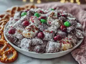 festive reindeer food Christmas puppy chow - featured image