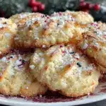 fluffy whipped shortbread cookies - featured image