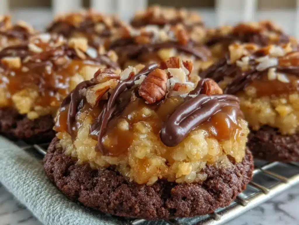German Chocolate Cookies - featured image