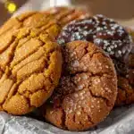 ginger molasses cookies - featured image
