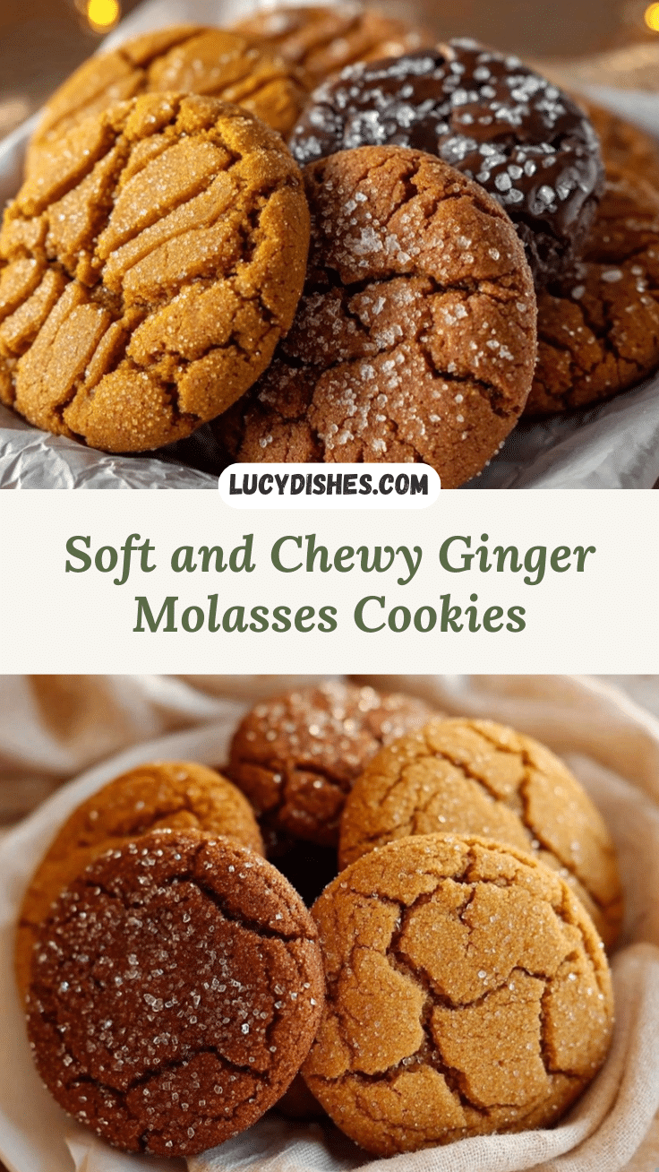 ginger molasses cookies recipe