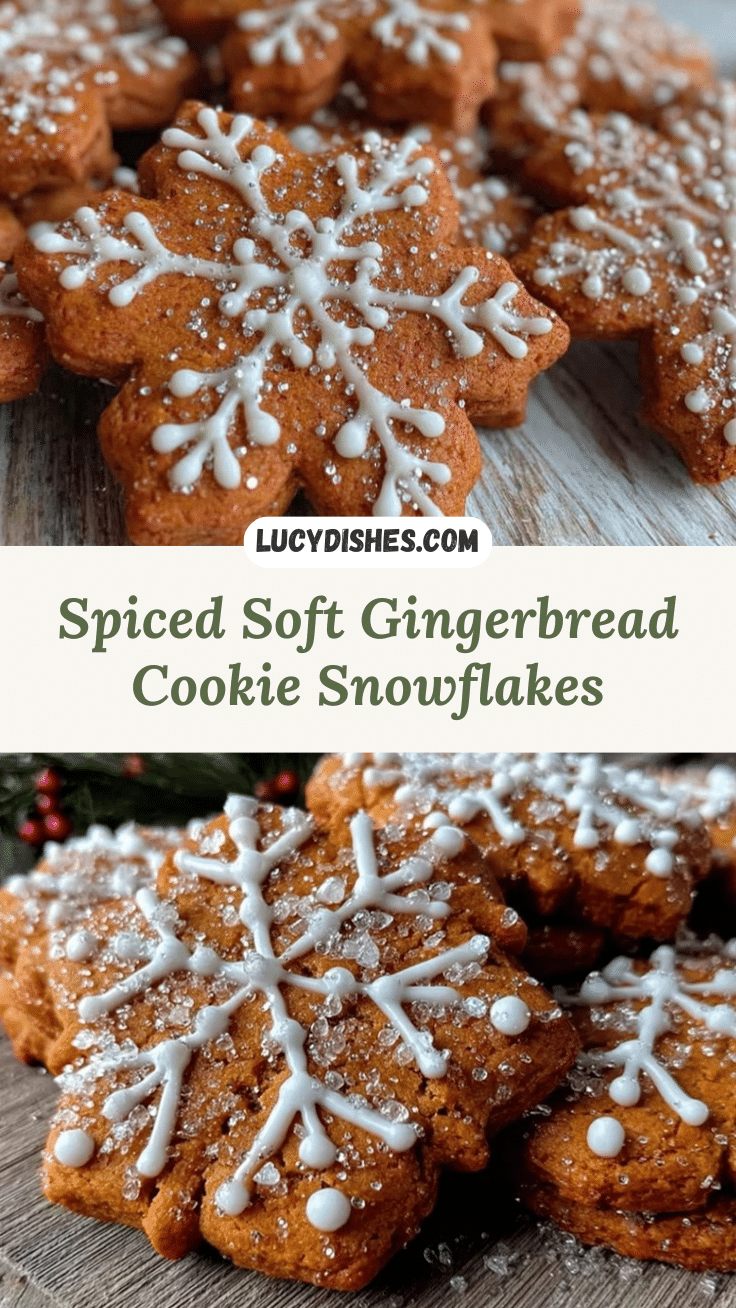 gingerbread cookie snowflakes recipe
