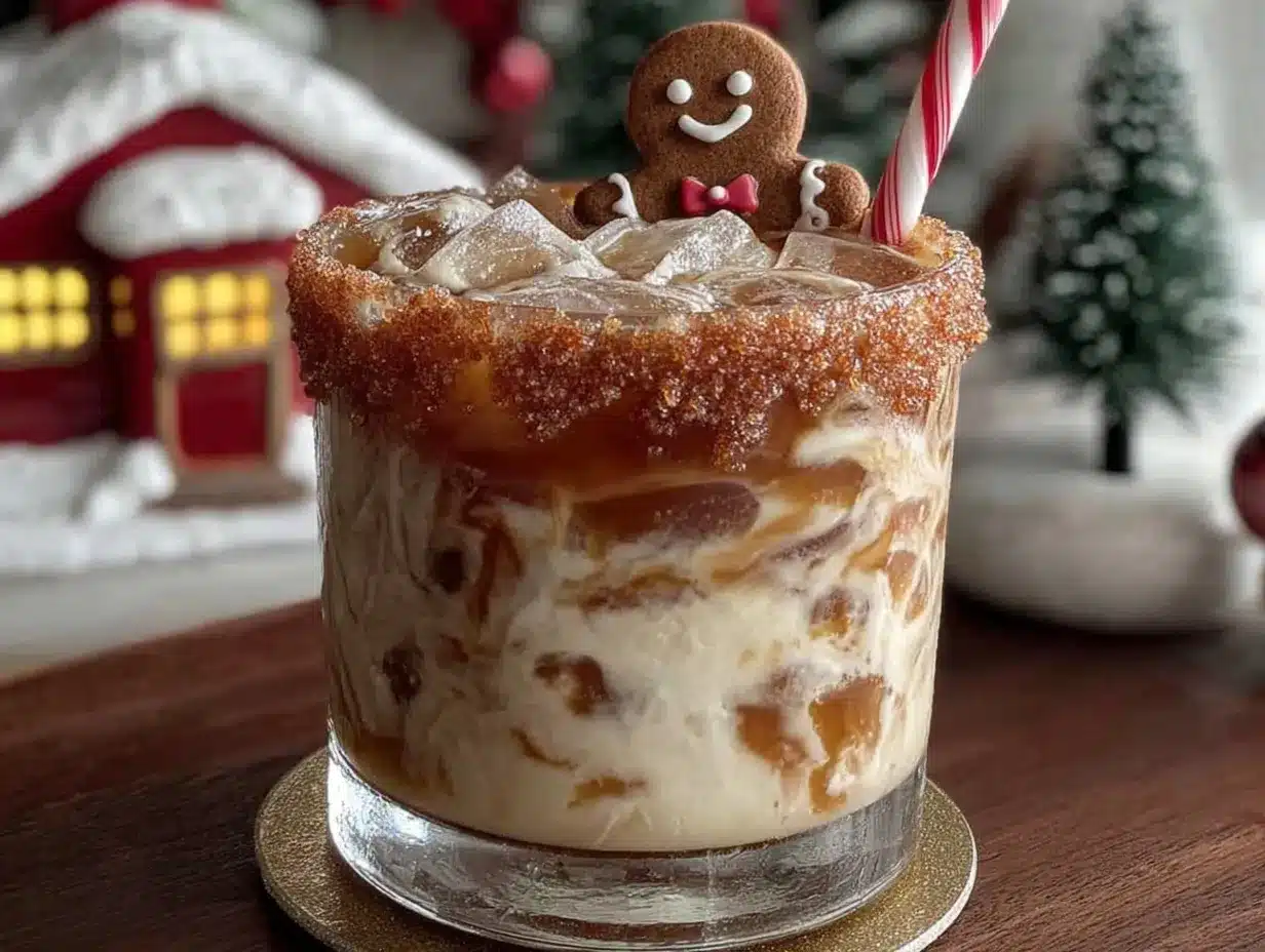 Gingerbread White Russian preparation steps
