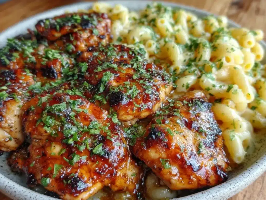 honey garlic butter chicken - featured image
