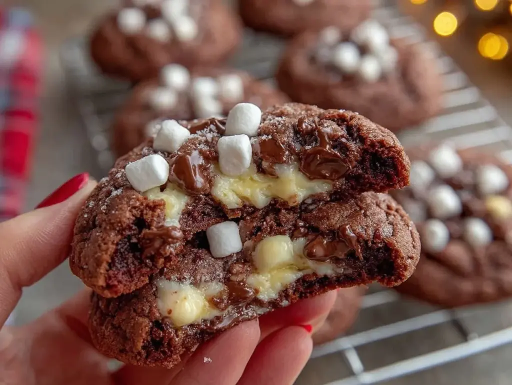 hot chocolate cookies - featured image