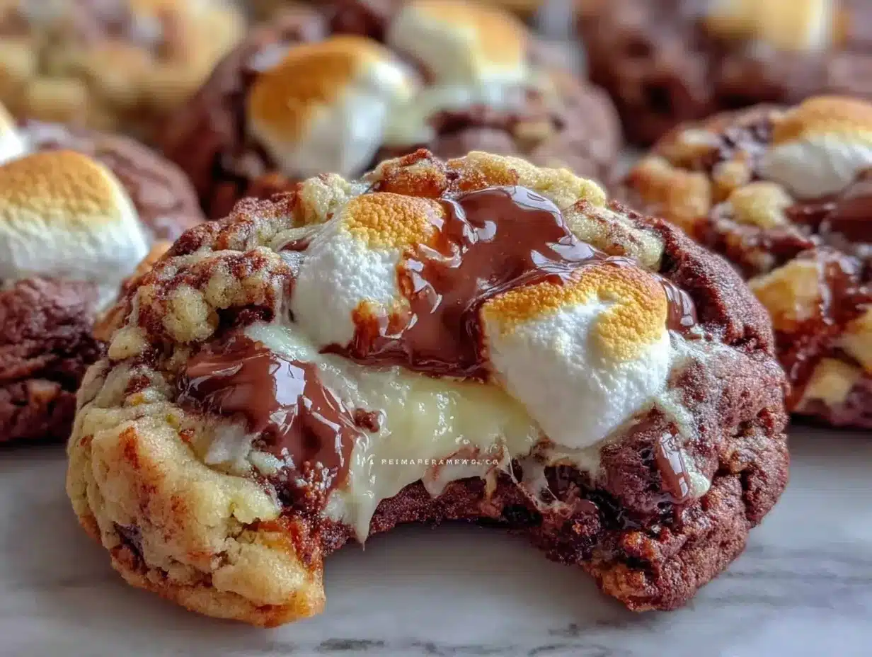 hot chocolate cookies preparation steps