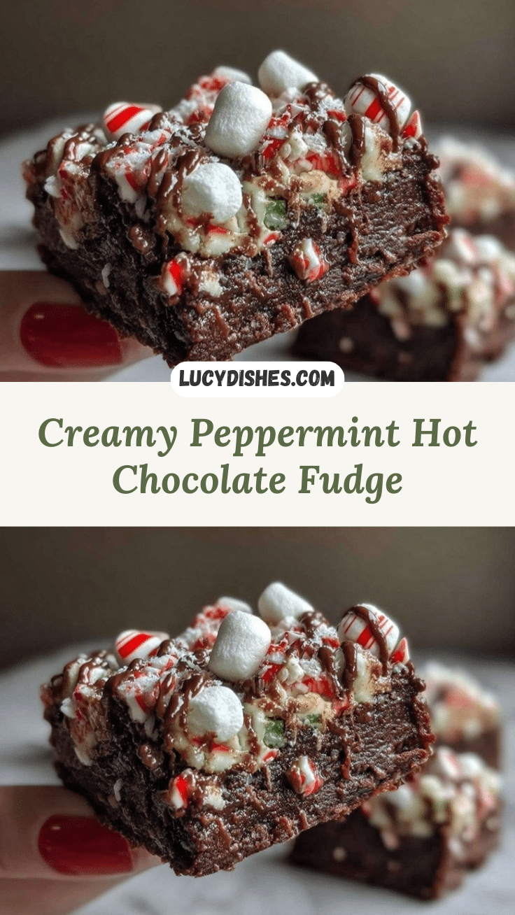 hot chocolate peppermint fudge recipe