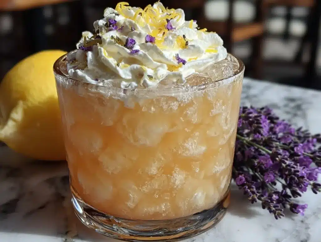 lavender lemon dirty soda - featured image