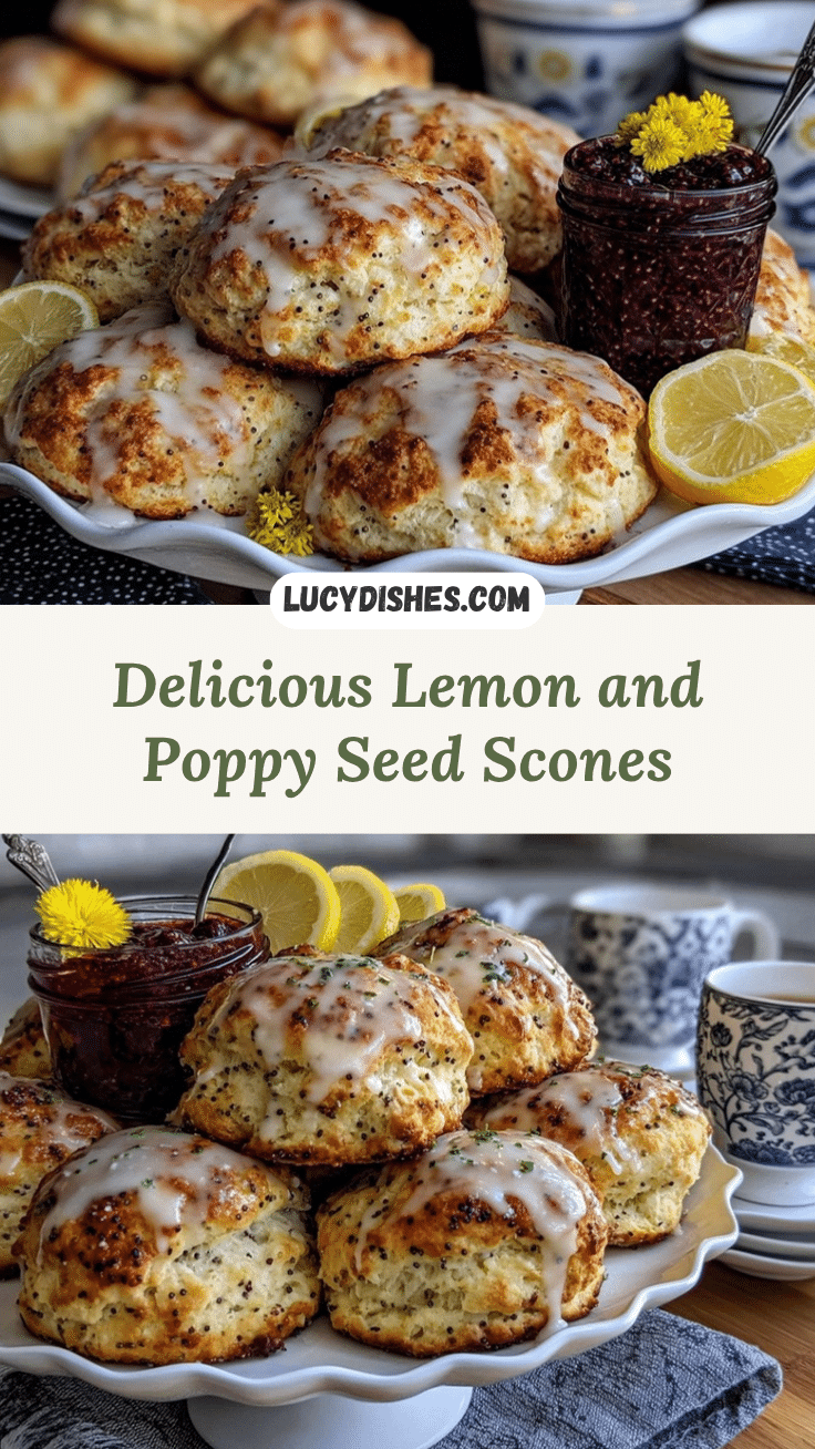 lemon poppy seed scones recipe