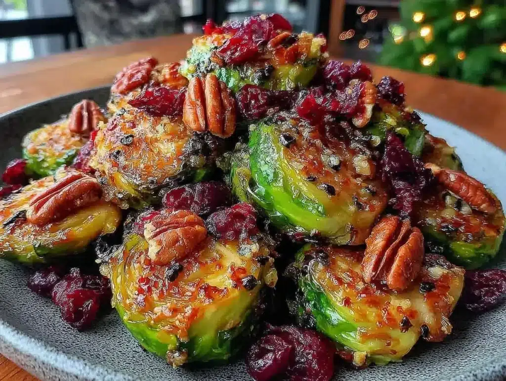 Maple Dijon Brussels Sprouts - featured image
