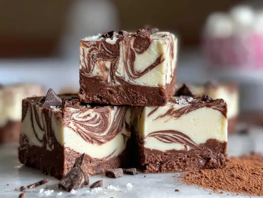 marshmallow swirl fudge - featured image