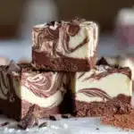 marshmallow swirl fudge - featured image