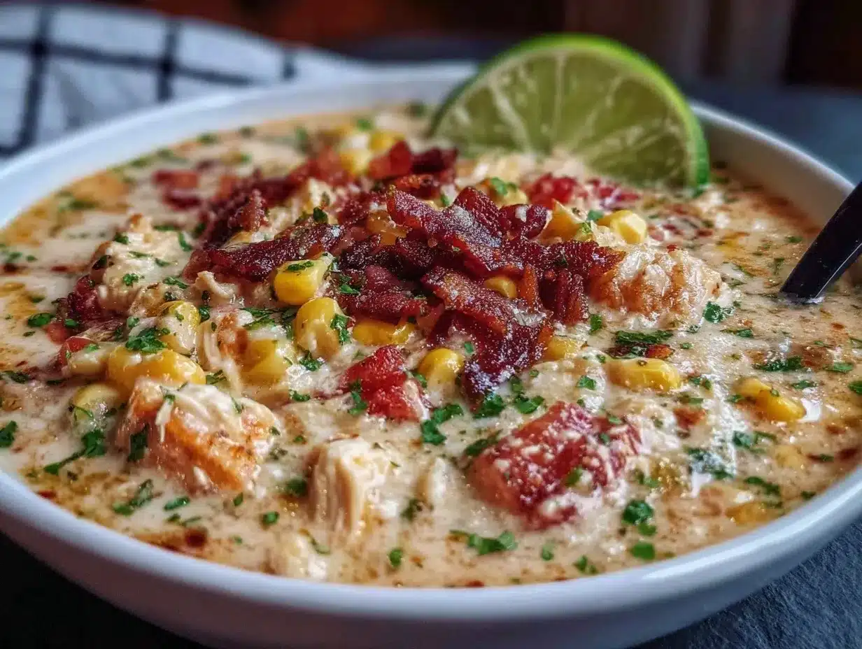 Mexican Chicken Corn Chowder preparation steps