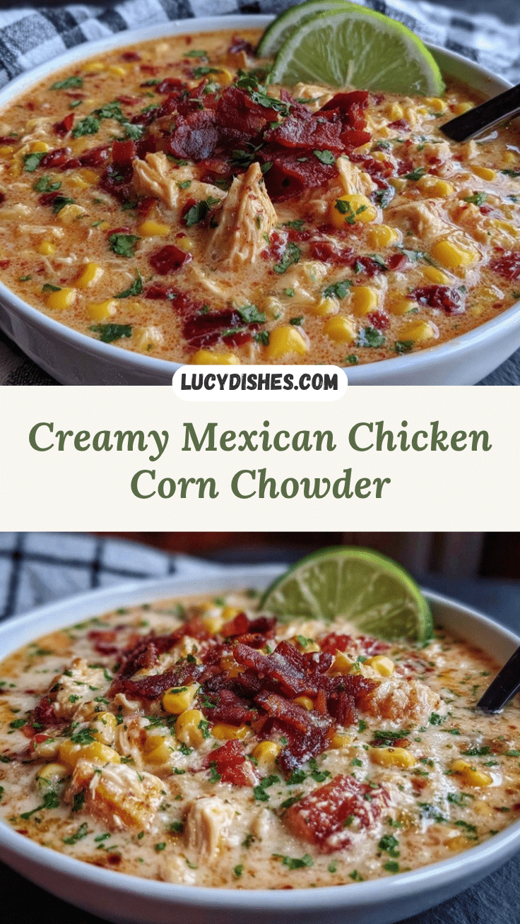 Mexican Chicken Corn Chowder recipe
