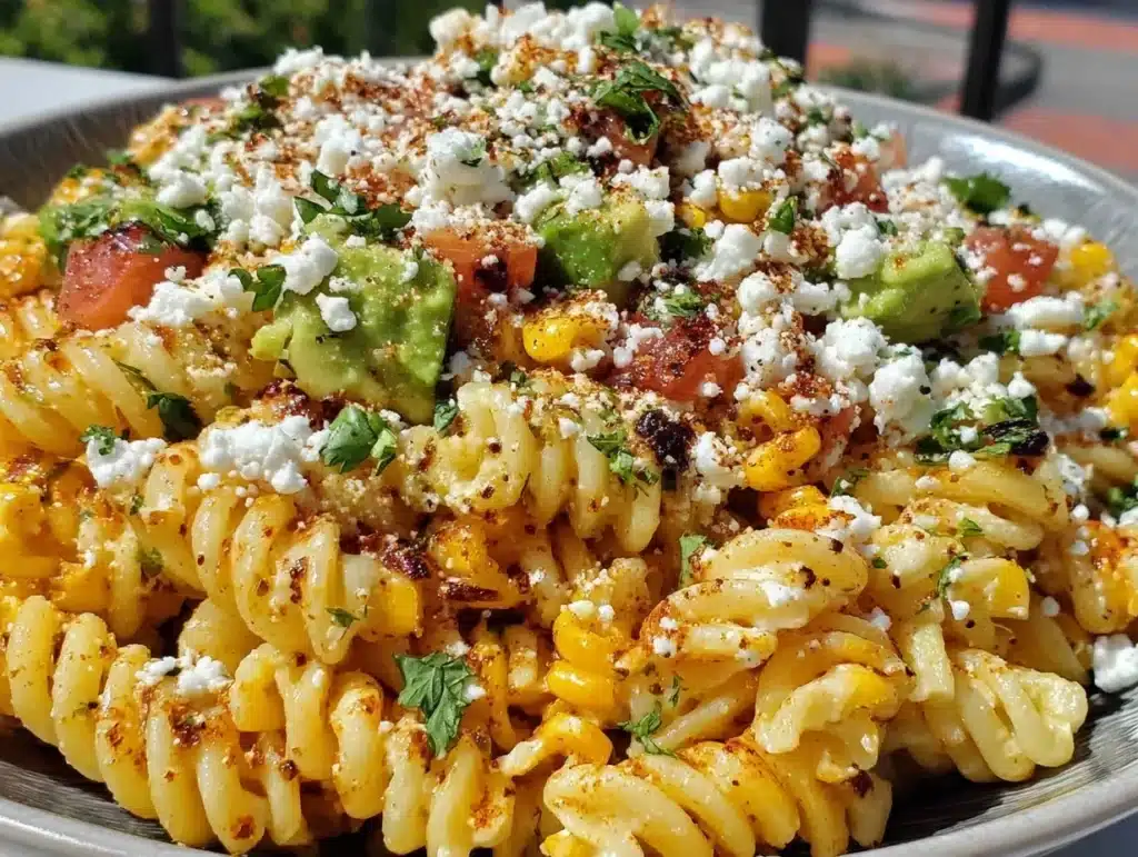 Mexican Street Corn Pasta Salad - featured image