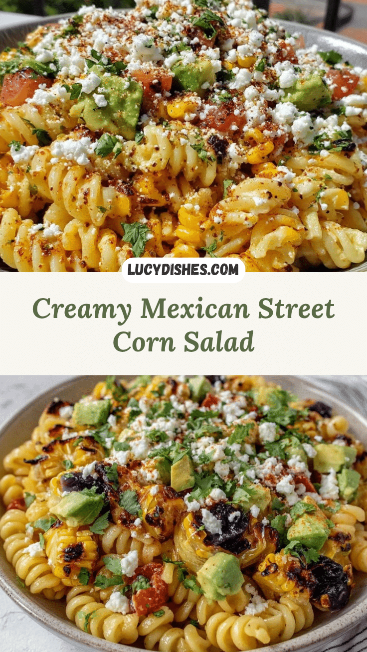 Mexican Street Corn Pasta Salad recipe