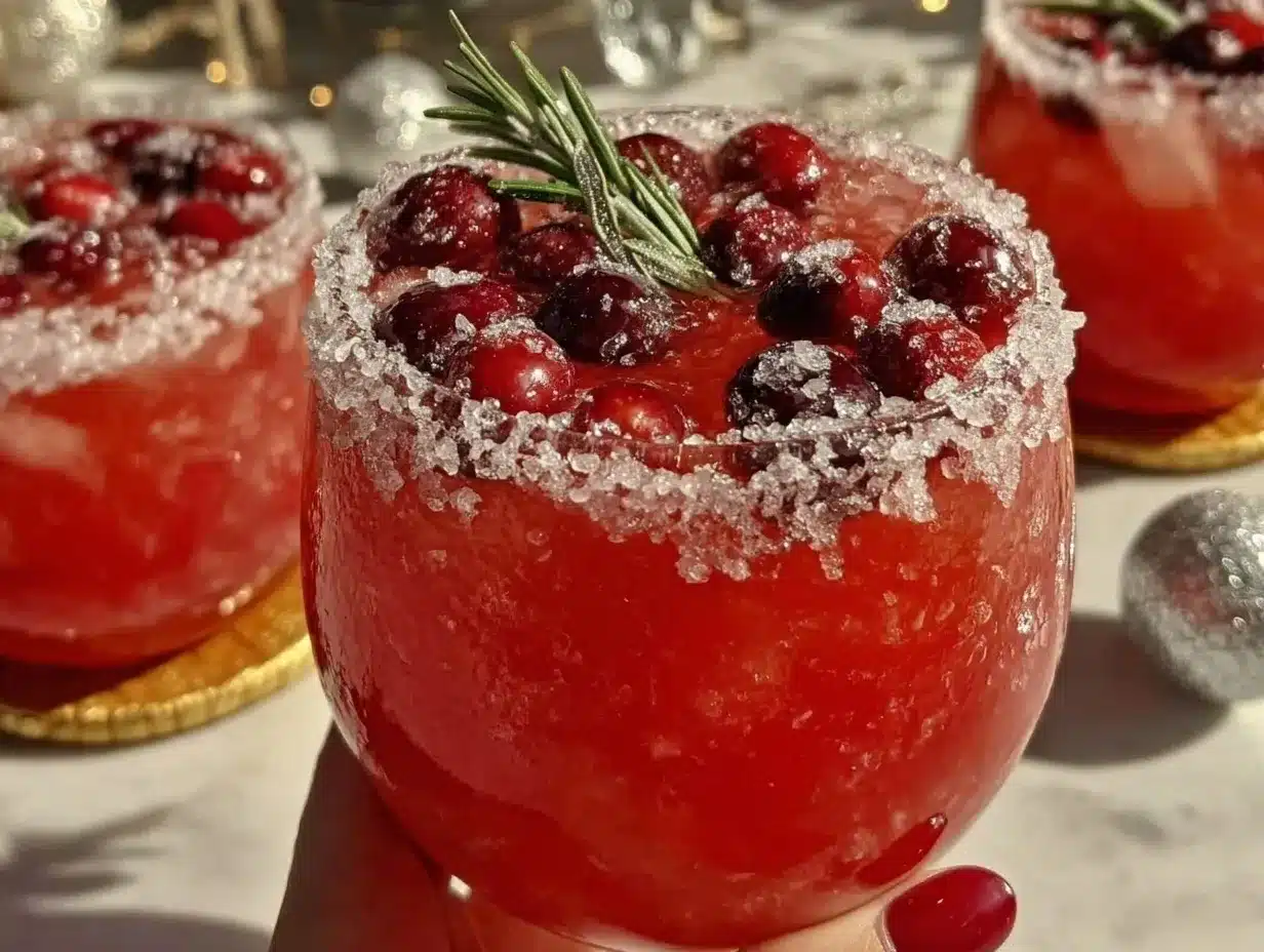 mistletoe margarita preparation steps