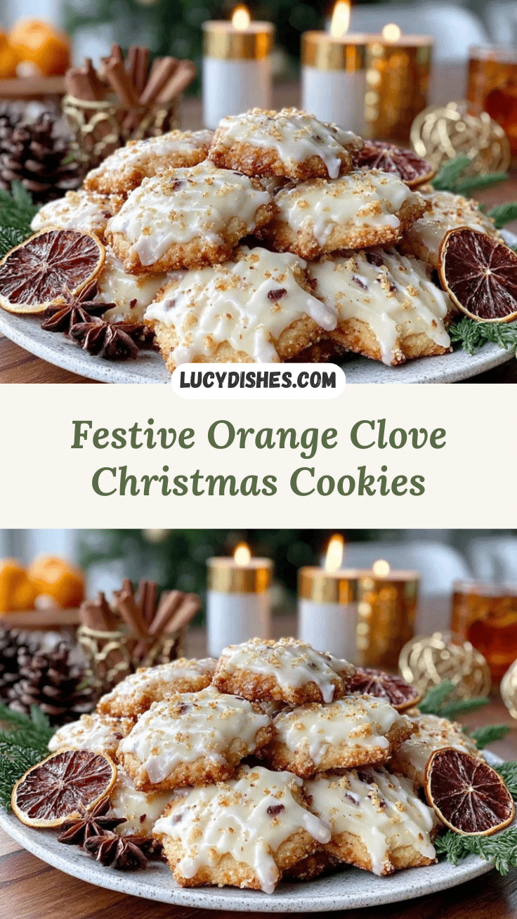 Orange Clove Christmas Cookies recipe