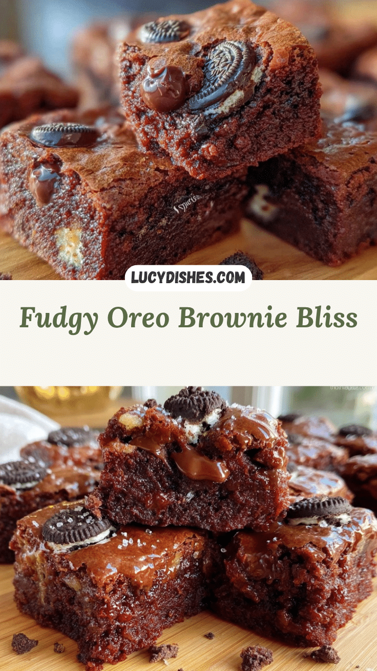 Oreo brownies recipe