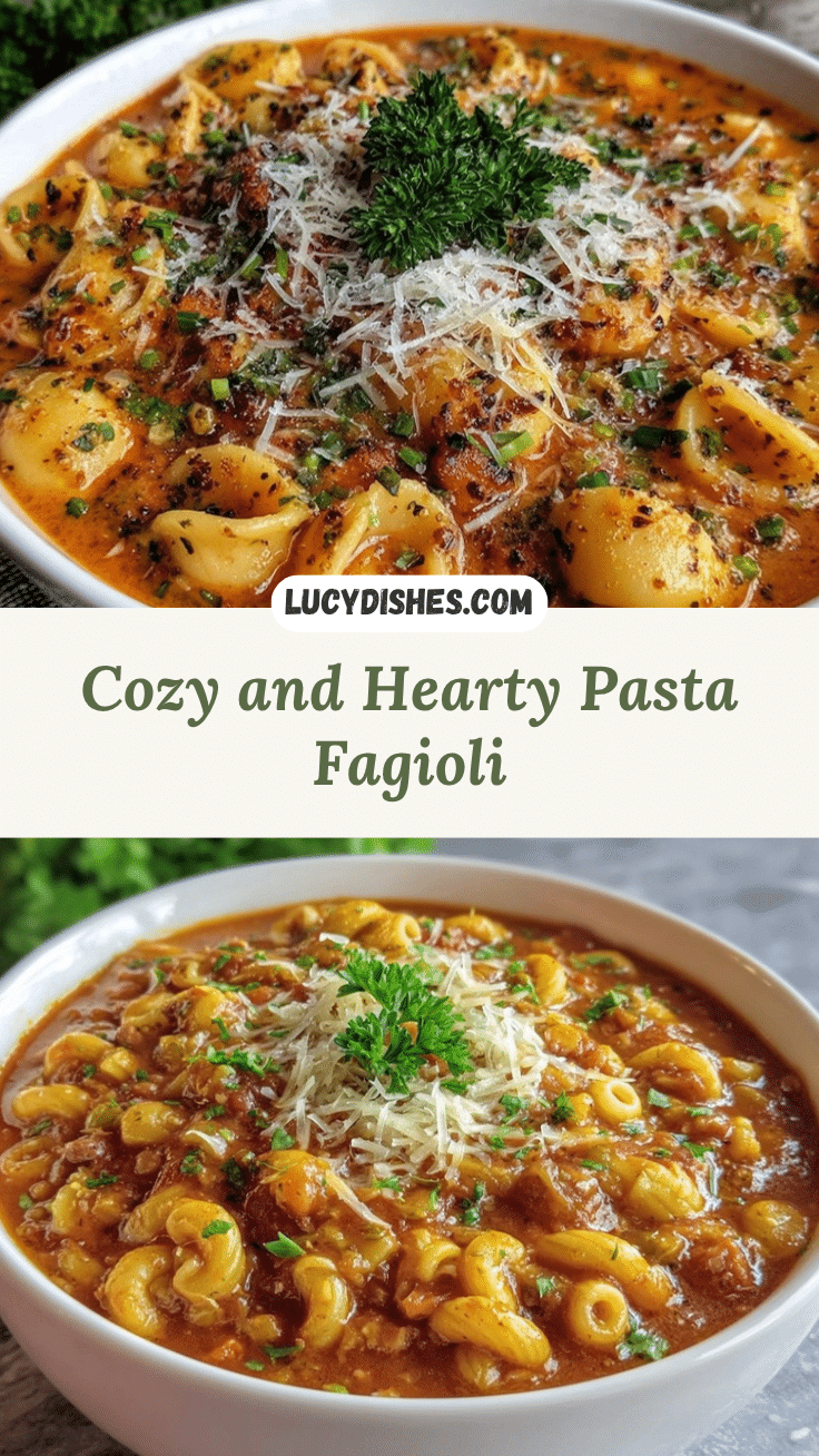 Pasta Fagioli Soup recipe