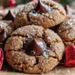 peanut butter blossom cookies - featured image