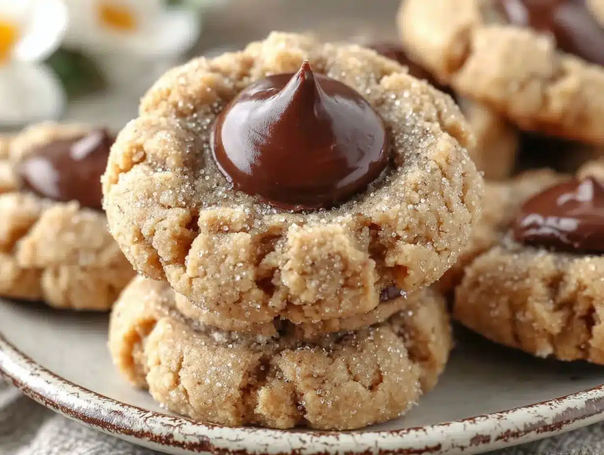 Peanut Butter Blossom Cookies preparation steps
